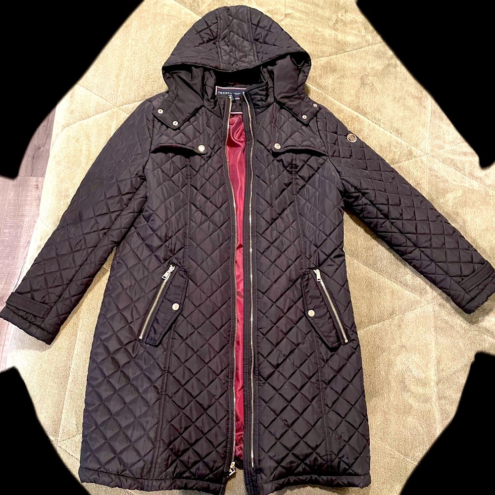 Tommy Hilfiger Long Women’s Coat, Puffer, Size XL